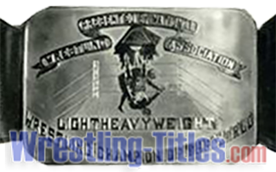 belt held by Leroy McGuirk